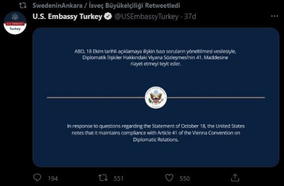 Büyükelçiliklerden geri adım: İçişlerine karışamayız