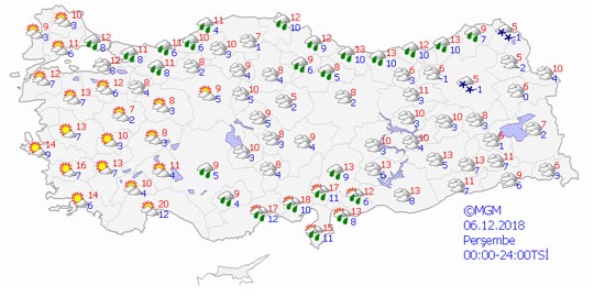 Meteoroloji'den yeni hava durumu raporu! Bu hafta hava nasıl olacak? (3-7 Aralık hava durumu)