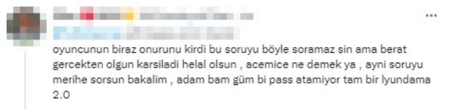 Milli futbolcu Berat Özdemir’e sorulan soru sosyal medyada tepki çekti!