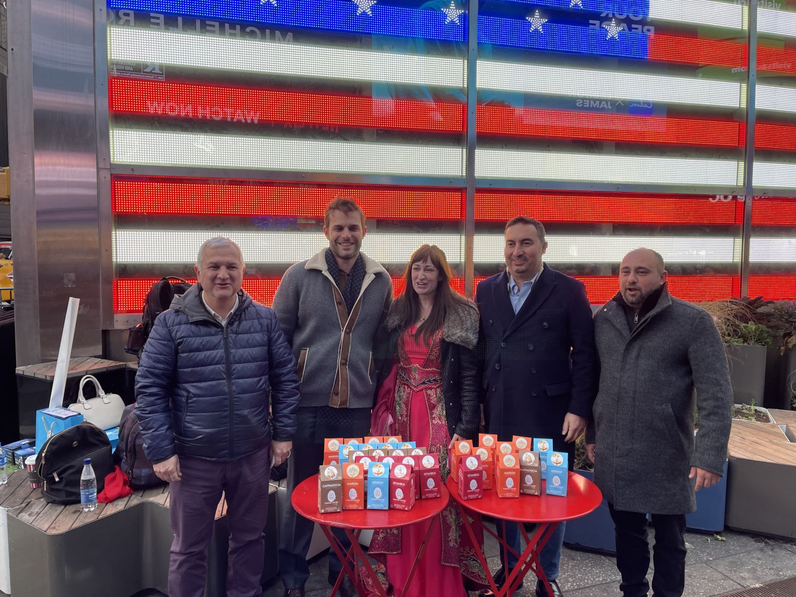 Türk Kahvesi günü, Times Meydanı’nda kutlandı