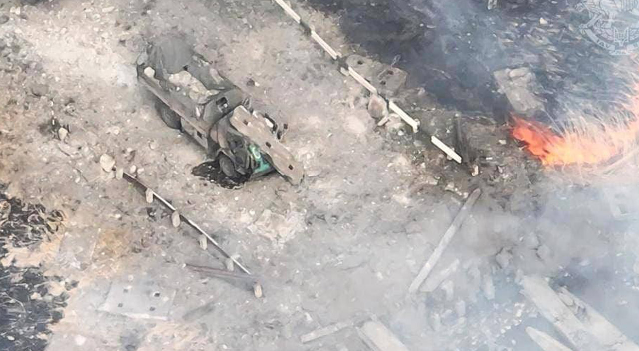 Ukrayna, Rus askeri teçhizat konvoyunu pusuya düşürdü