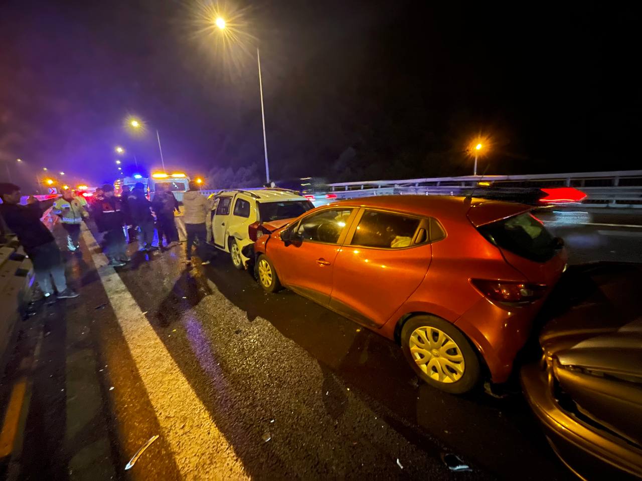 Bolu Dağı viyadüğünde zincirleme kazada, yaralılar var