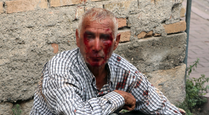 Karpuz bekçisini öldüresiye dövüp gasp ettiler!