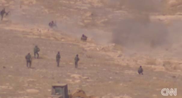 Musul'da köşeye kıstırılan terörist kendini patlattı