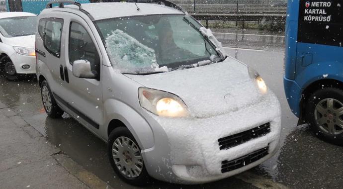 Beklenen kar başladı! Okullar tatil mi?