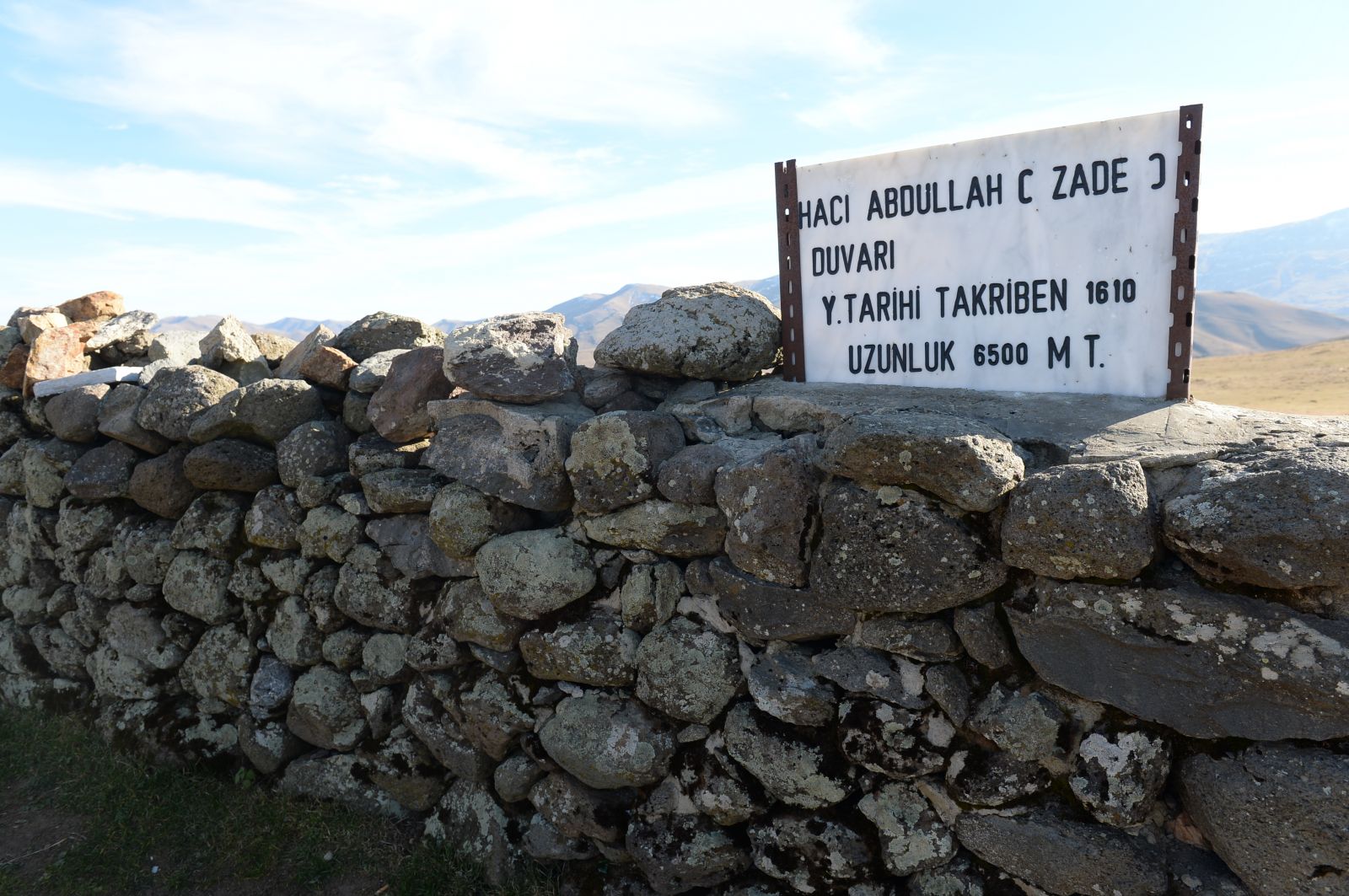'Çin Seddi' değil Hacı Abdullah Duvarı