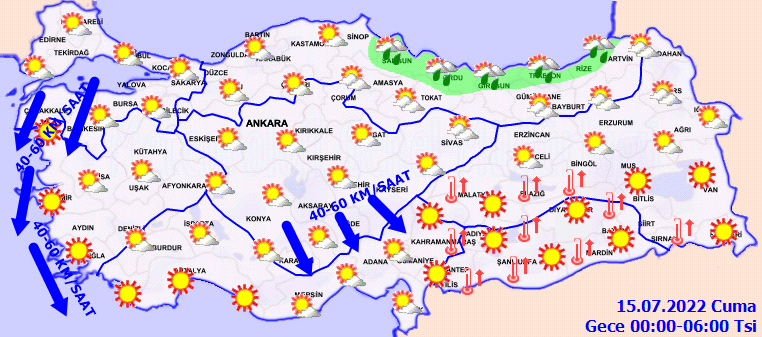 Meteoroloji’den fırtına uyarısı: Kuvvetli geliyor! (14 Temmuz 2022 hava durumu)