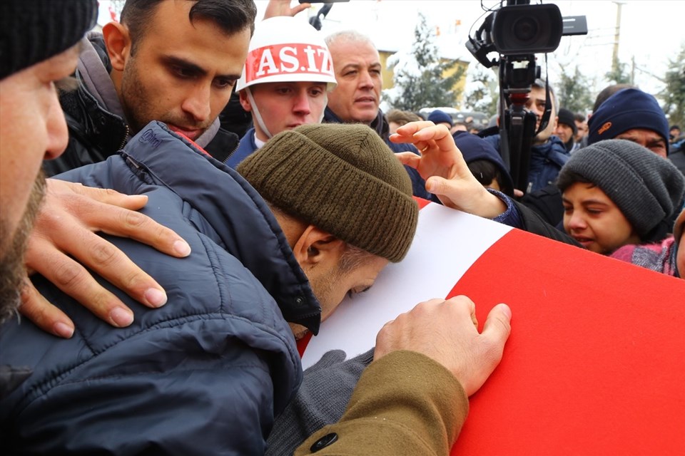 Fırat Kalkanı şehidi son yolculuğuna uğurlandı