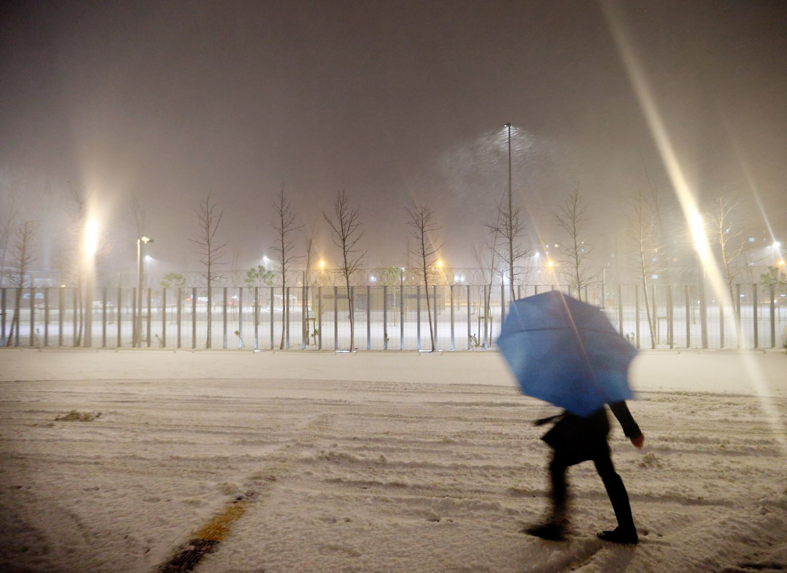 İstanbul'dan kar manzaraları