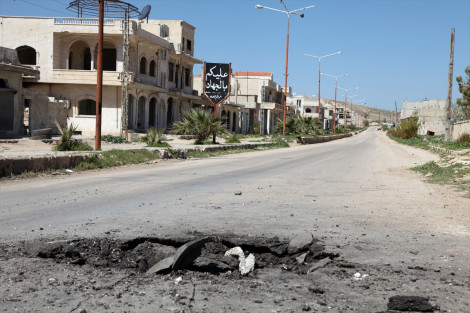 Kimyasal silahla vurulan Han Şeyhun'da bombanın düştüğü nokta dikkat çekti