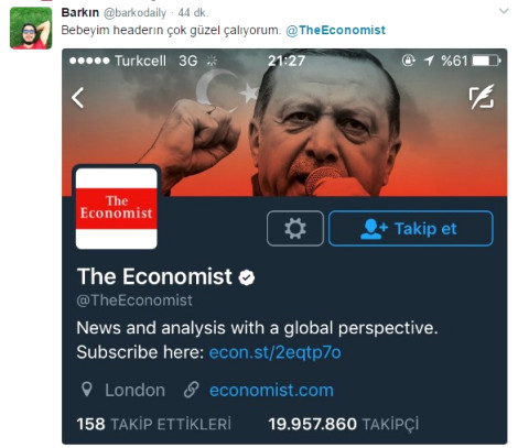 Economist, Erdoğan'ı kötülemek isterken dünyaya rezil oldu