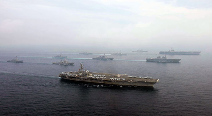 Savaş gibi! ABD'den gövde gösterisi