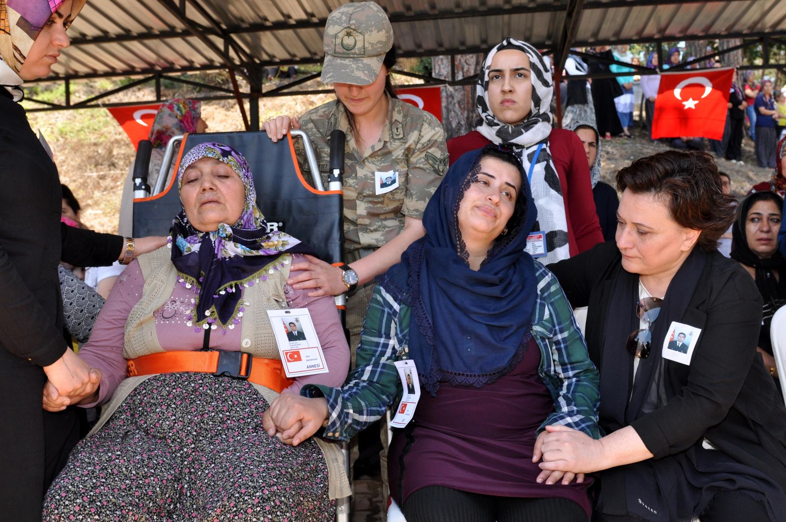 Bitlis şehidine hastanede son veda