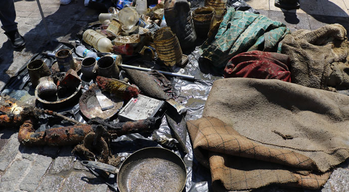 Denizden buzdolabı çıktı