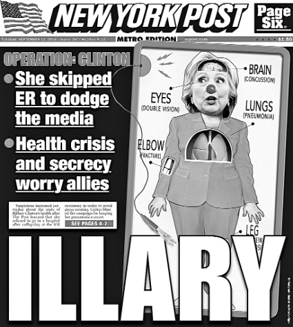 Amerika Hillary’nin hastalığını tartışıyor