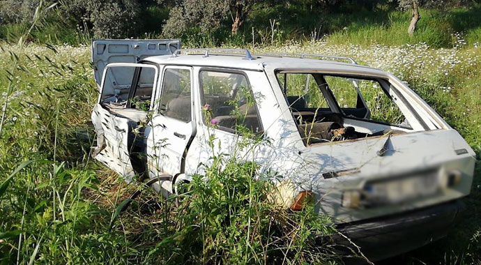 İzmir'de traktör kazası