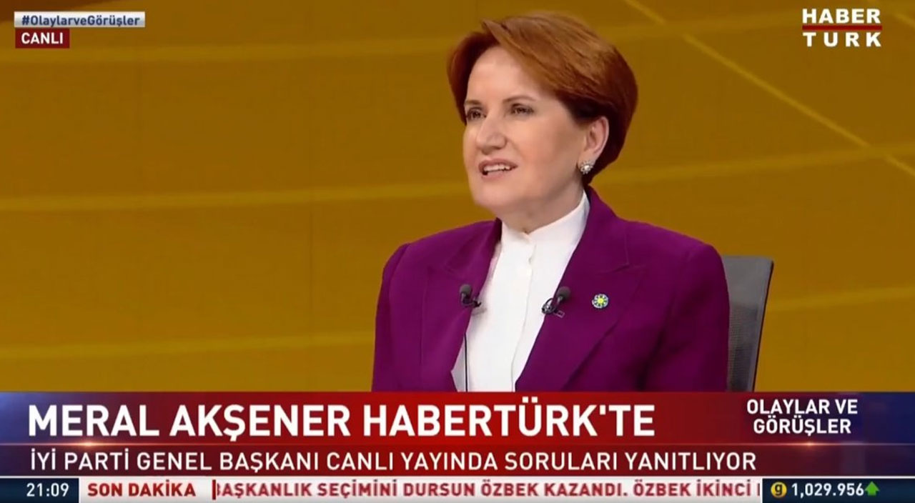 Meral Akşener’den Cumhurbaşkanı adayı açıklaması