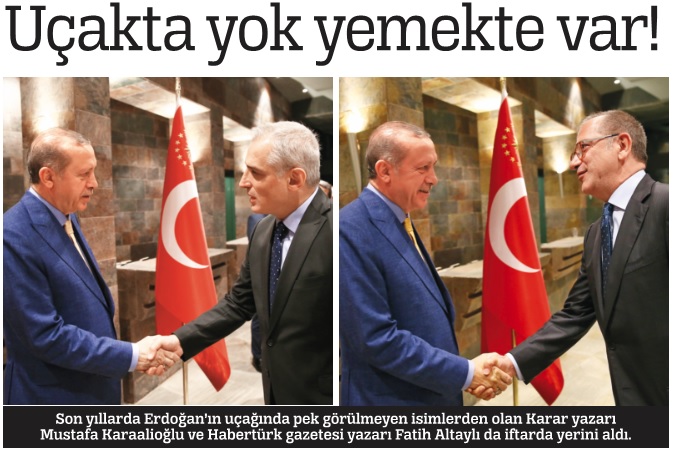 Huber'de medya gecesi! O iftarın perde arkası