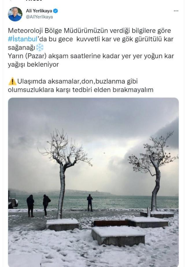 Uyarılar peş peşe gelmişti! İstanbul'da kar yağışı etkili oldu