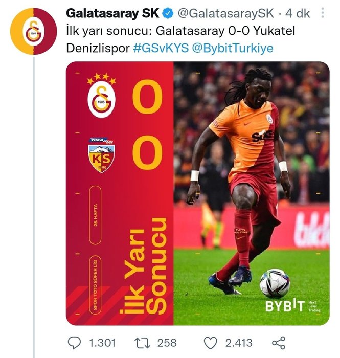 Galatasaray’ın sosyal medya paylaşımı başına dert oldu! Böyle hata görülmedi