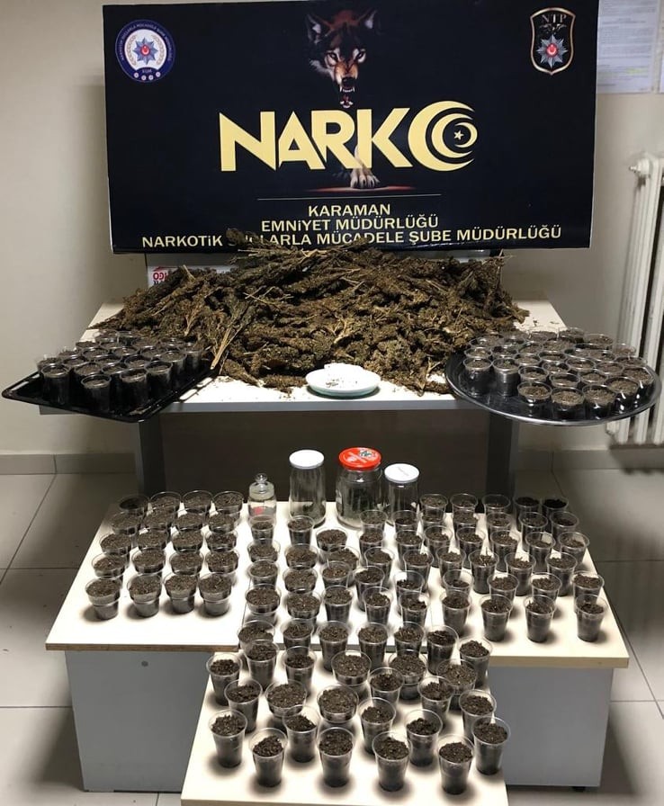 Karaman’da uyuşturucu operasyonu: 1 tutuklama