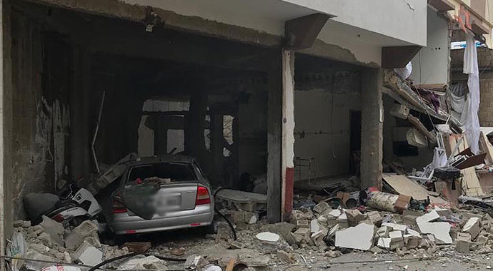 Gaziantepte doğalgaz patlaması: 4 yaralı