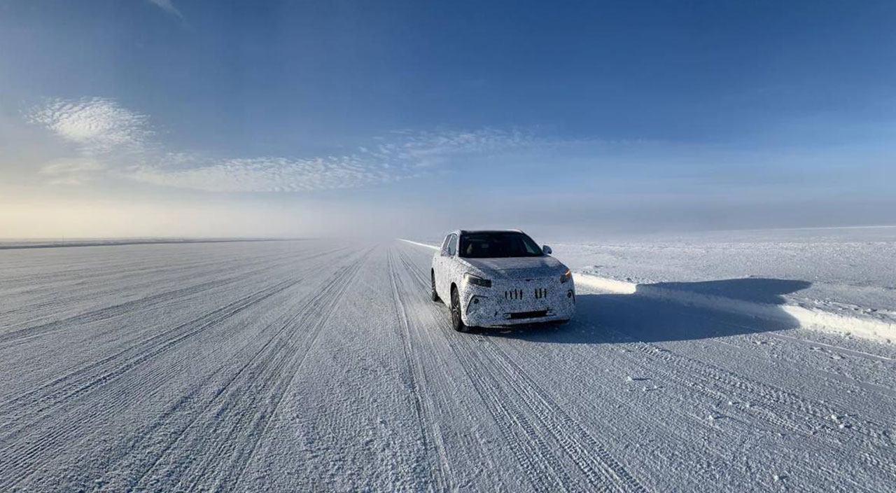 Yerli otomobil TOGG eksi 40 derecede yola çıktı