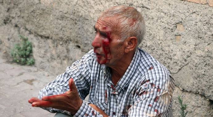 Karpuz bekçisini öldüresiye dövüp gasp ettiler!