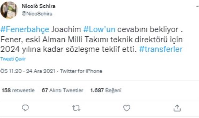 Mesut Özil devreye girdi: Fenerbahçe Joachim Löw’e 3 yıllık teklif yaptı