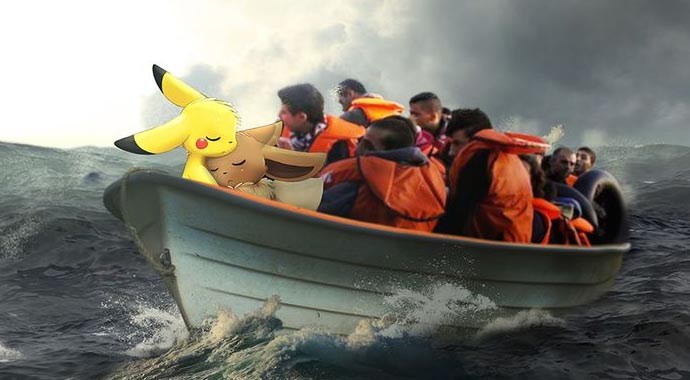 Suriyeli sığınmacıdan savaşa karşı 'Pokemon' uyarlaması