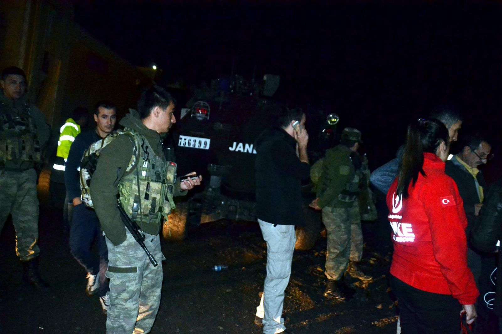Siirt'in Şirvan ilçesindeki bakır madeni sahasında heyelan