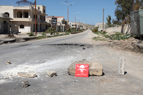 Kimyasal silahla vurulan Han Şeyhun'da bombanın düştüğü nokta dikkat çekti