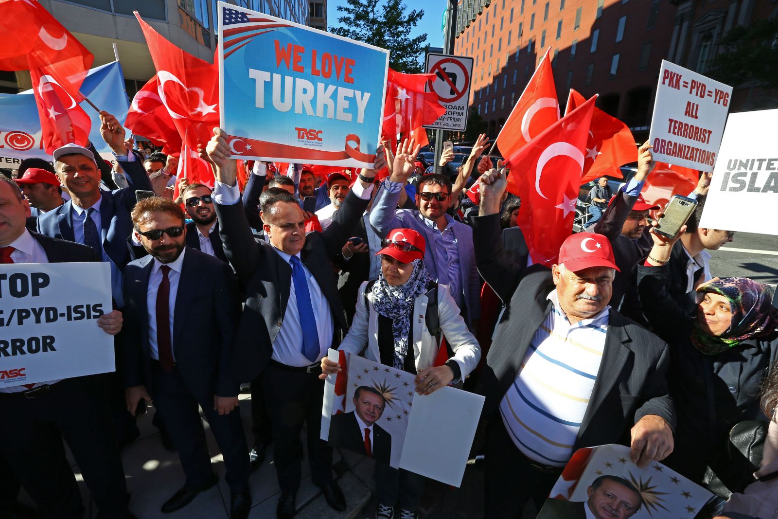 Washington'da Cumhurbaşkanı Erdoğan hareketliliği