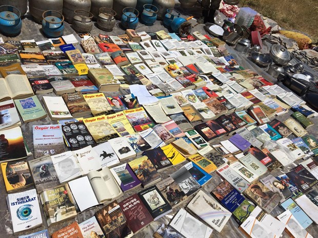 Lice'de 1 ton 190 kilo amonyum nitrat ele geçirildi