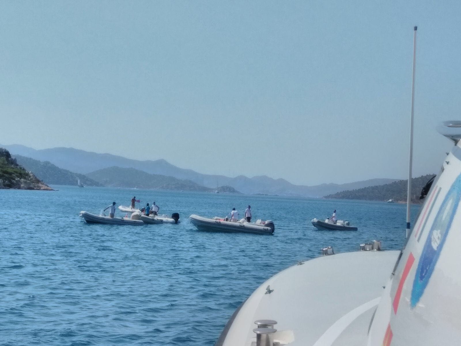 Marmaris'te motoryat battı