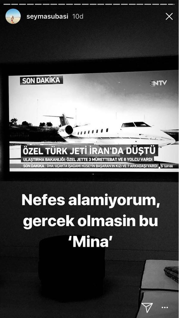 Mina Başaran ve arkadaşlarına ünlü isimler böyle veda etti