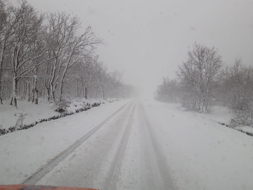 İstanbul'un iki ilçesi kar altında