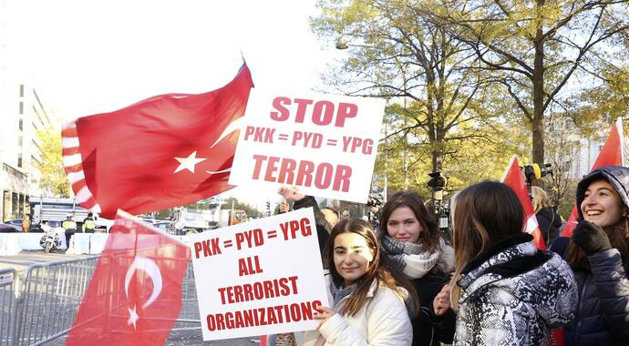 Cumhurbaşkanı Erdoğan Washington'da coşkuyla karşılandı