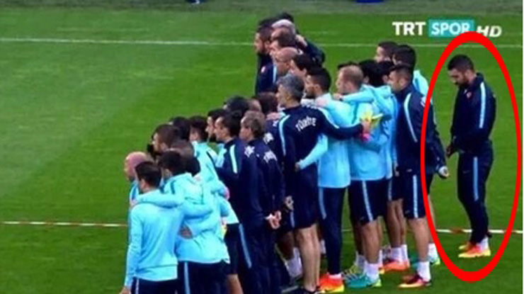 Milli Takım'ın son antrenmanında şoke eden görüntü