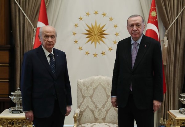 Erdoğan ve Bahçeli'nin 