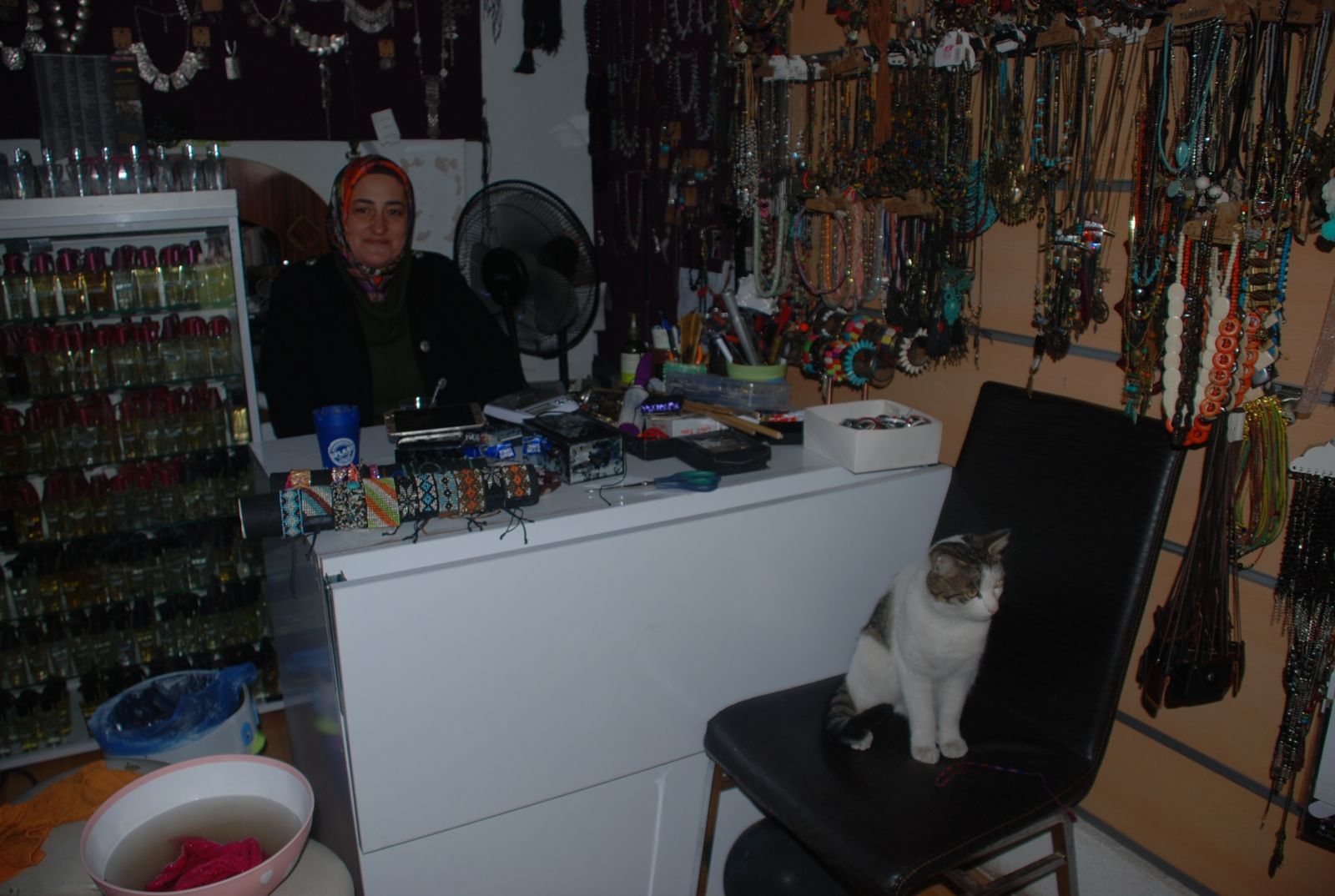 Isınmak için sığındı, yuvası oldu