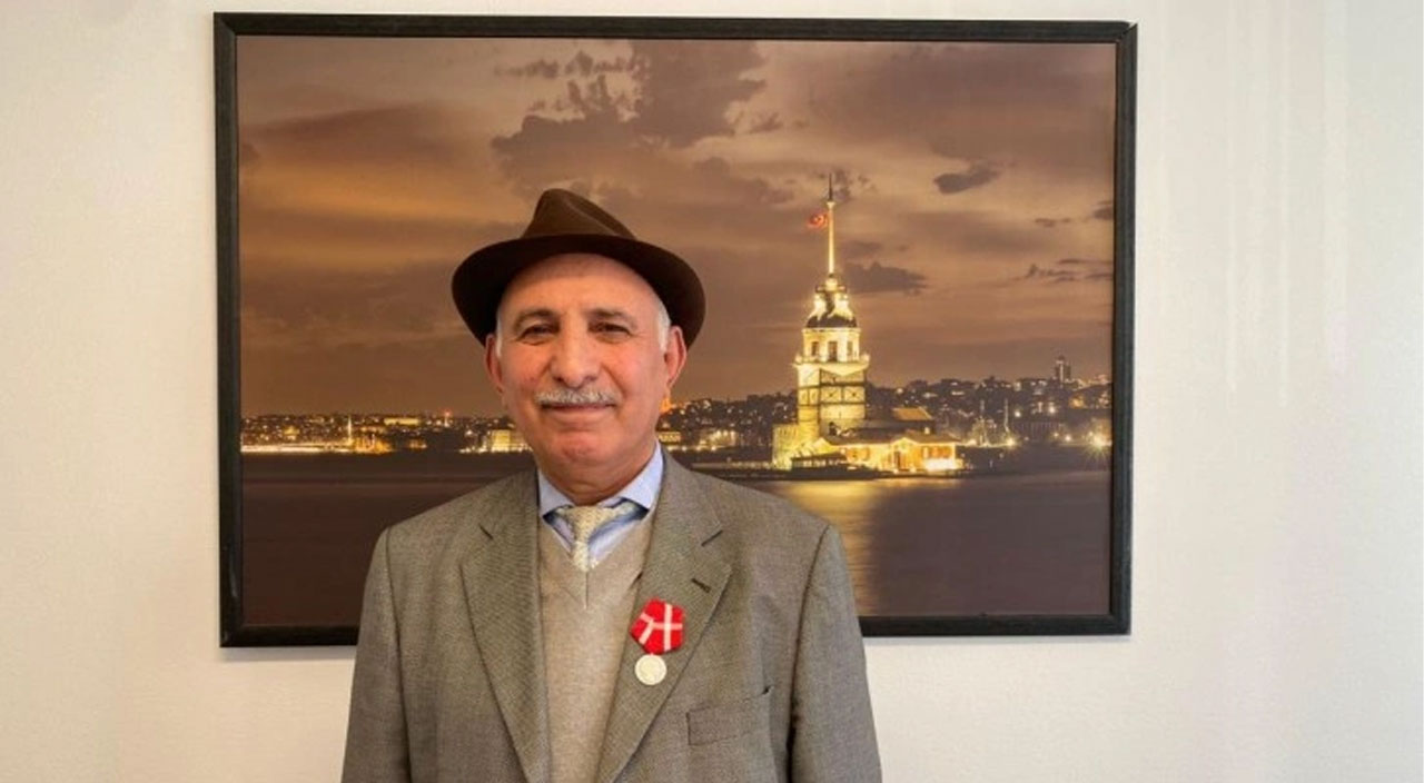 Danimarka’da yaşayan Türk vatandaşa kraliyet liyakat ödülü verildi
