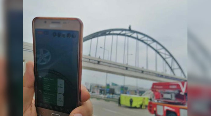 İntihar girişimini cep telefonlarından canlı yayınladılar