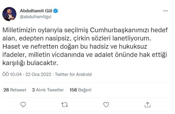 Adalet Bakanı Gül’den Sedef Kabaş tepkisi: Adalet önünde hak ettiği karşılığı bulacaktır