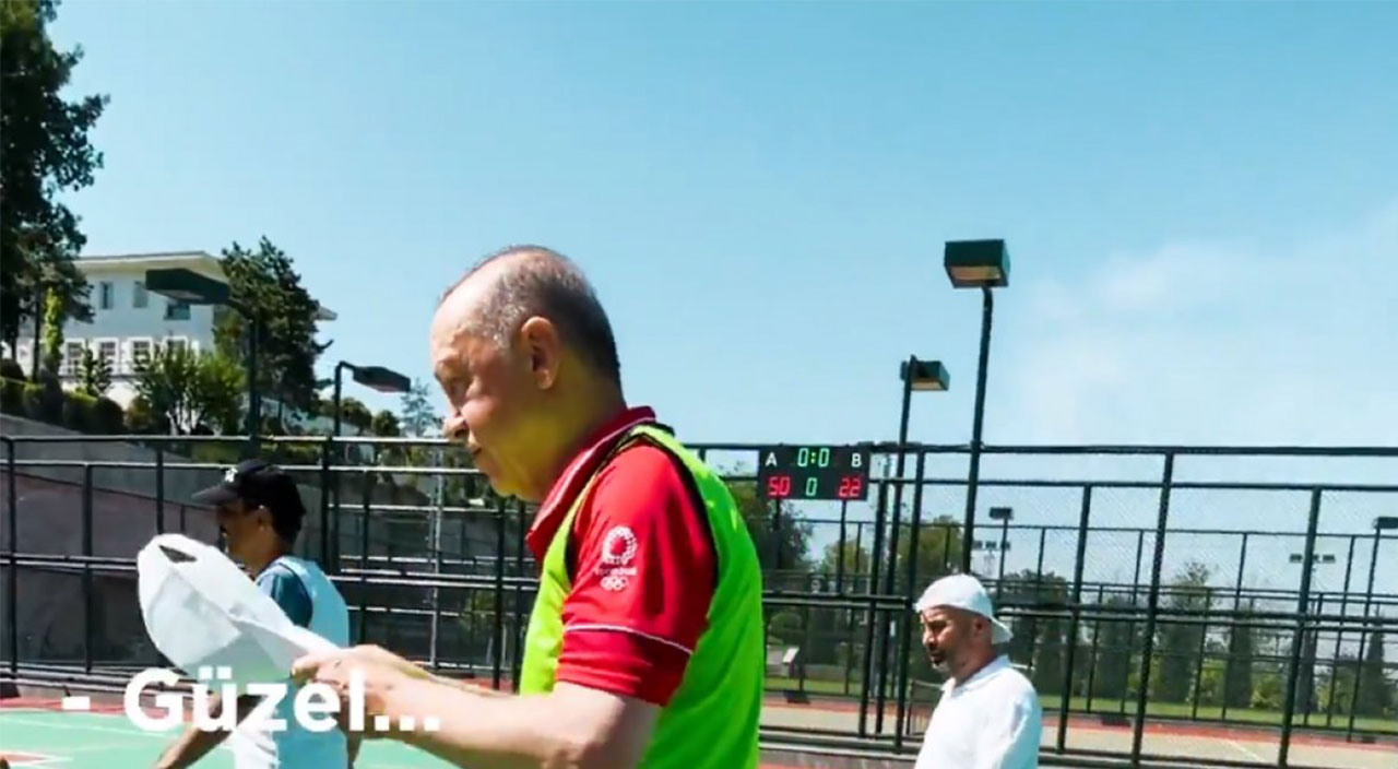 Cumhurbaşkanı Erdoğan’ın paylaştığı basketbol görüntüleri ilgi topladı