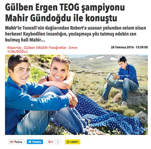Gülben Ergen kendini rezil etti