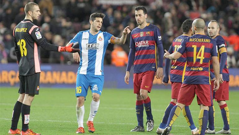 Barcelona Espanyol maçında kavga çıktı!