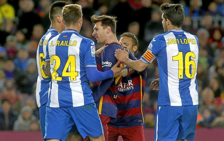 Barcelona Espanyol maçında kavga çıktı!