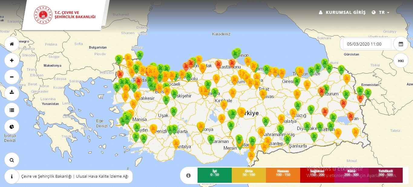 Türkiye sokağa çıkmadı, hava temizlendi