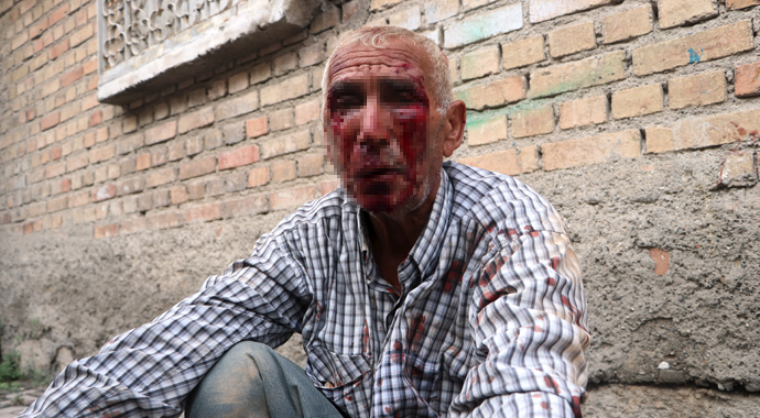 Karpuz bekçisini öldüresiye dövüp gasp ettiler!